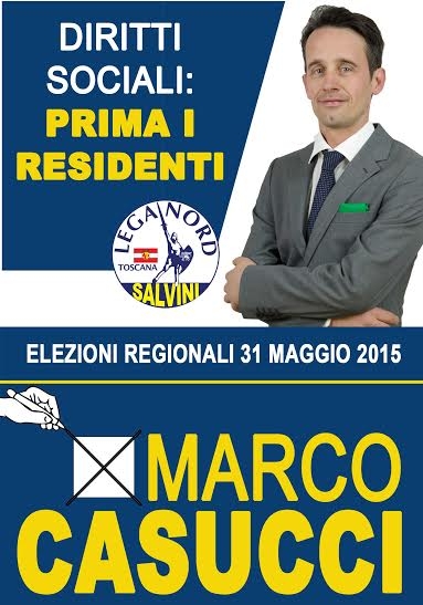 Lega, comincia da Cortona il tour elettorale di Marco Casucci